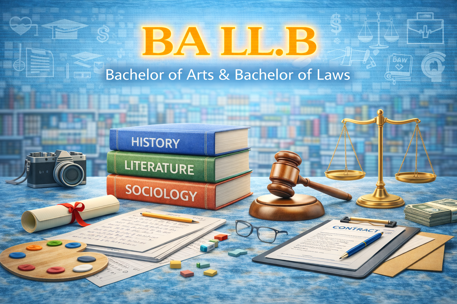 BA LL.B - Bachelor of Arts + Bachelor of Laws